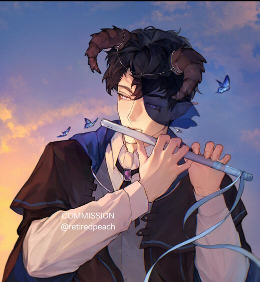 Half body - simple bg